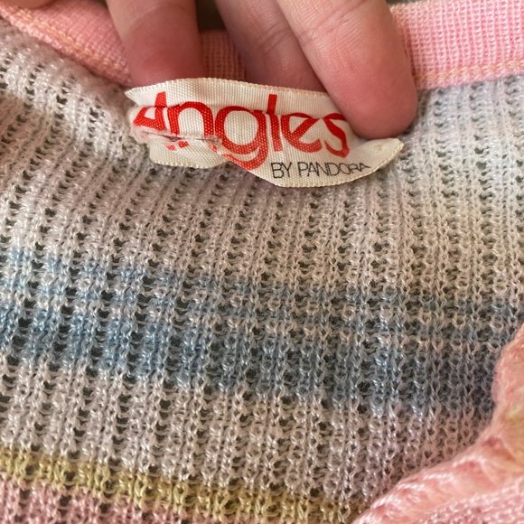 1970s vintage knit top - Picture 3 of 3